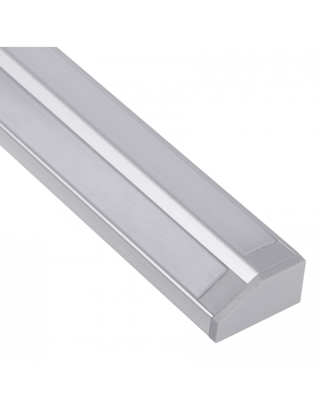 Perfil aluminio LED NEOLINE para duas fitas LED Opalino